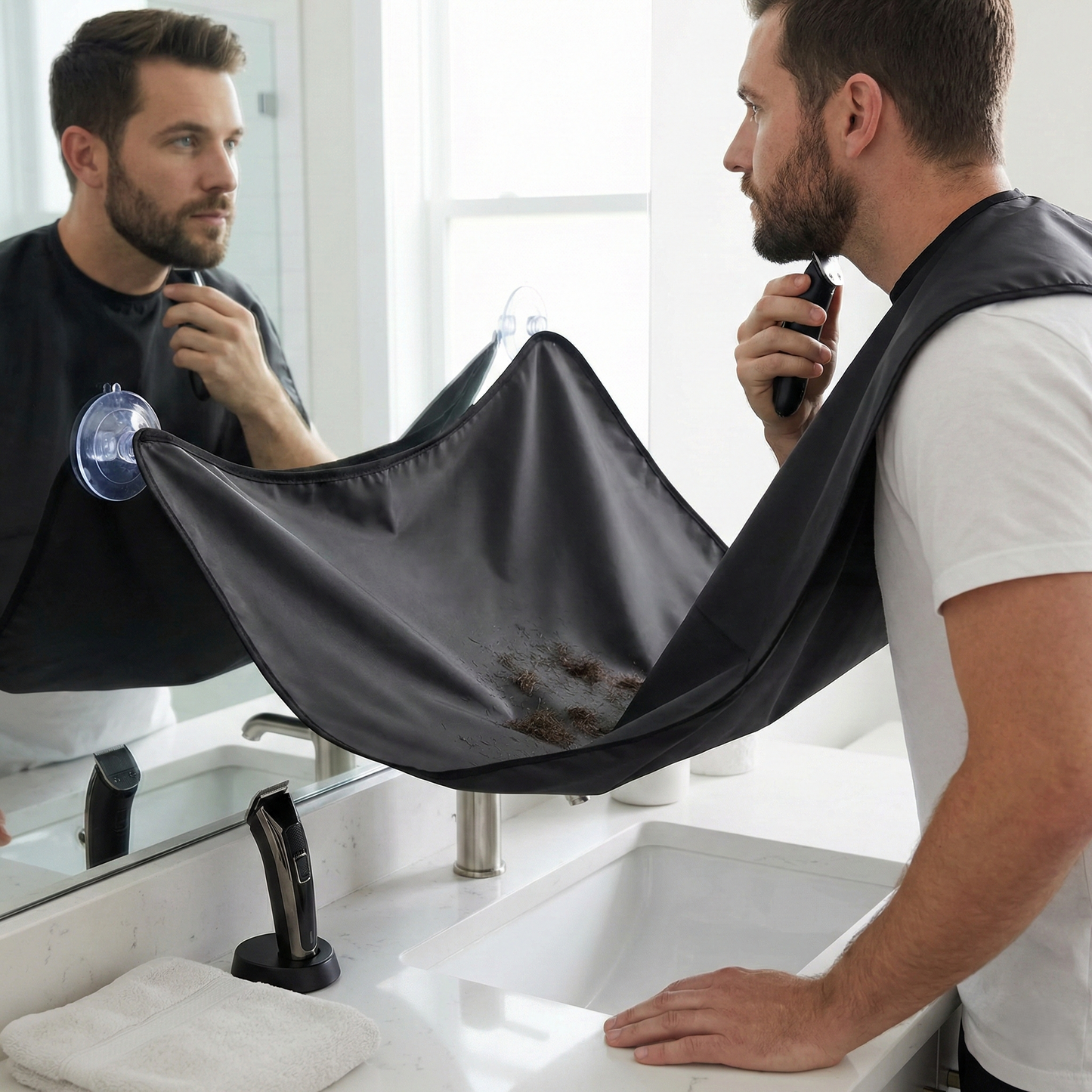 Groomio™ No-Mess Beard Shaving Apron